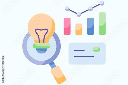 vector illustration of a light bulb