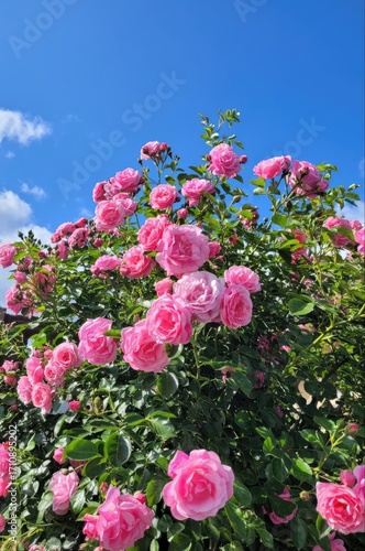 pink flowers in the garden