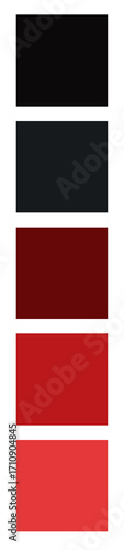 Free Download  Paleta de colores oscuros y rojos - Muestras negro, gris y rojo para diseño elegante y dramático - GFXLoad
