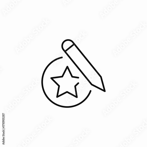 quality assessment writing icon sign vector