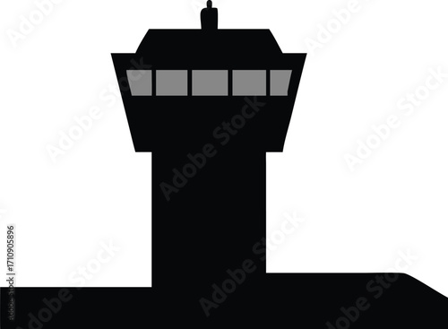 Silhouette of a man in a hat standing on a pillar, like a speaker at an ancient conference tribune
