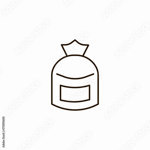 bag of medicine icon sign vector