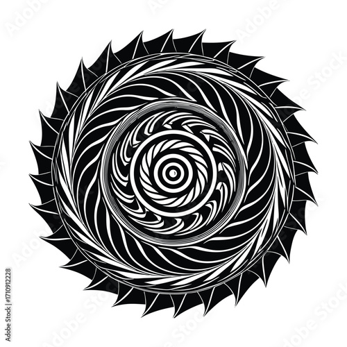Abstract digital art swirling colors blending smoothly dynamic flowing energy isolated on transparent background