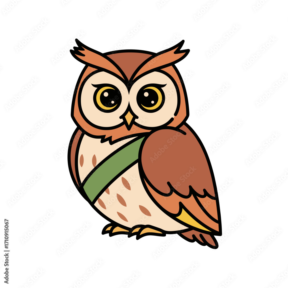 Fototapeta premium Cute Owl Design