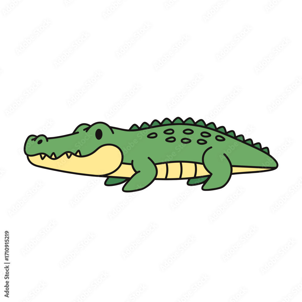 Obraz premium Cute Crocodile