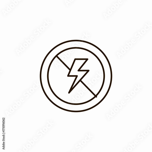 no flash photography icon sign vector