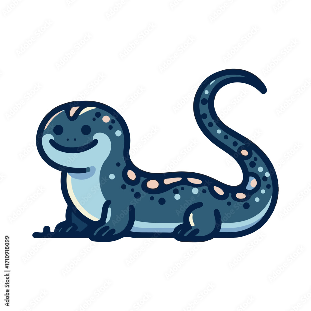 Obraz premium salamander illustration design