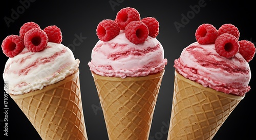 Raspberry Swirl Symphony