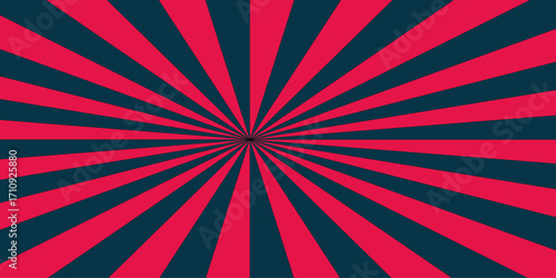 Abstract red and blue retro with sunburst pattern colorful design. Vintage sunrays illustration swirl grunge backdrop line. vector illustration pattern beam rays. Spiral radial striped backdrop.