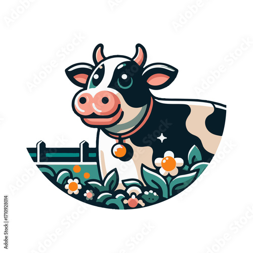 
cow illustration design