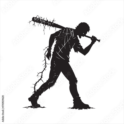 zombie vector silhouette sketch art doodle idea collections