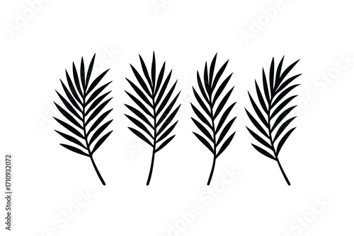 Palm Leaves Icon Design
