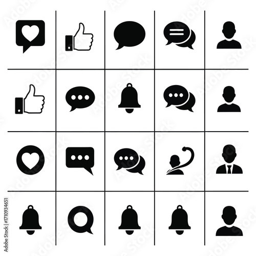 Social Media Icons Essential Elements for Digital Platforms
