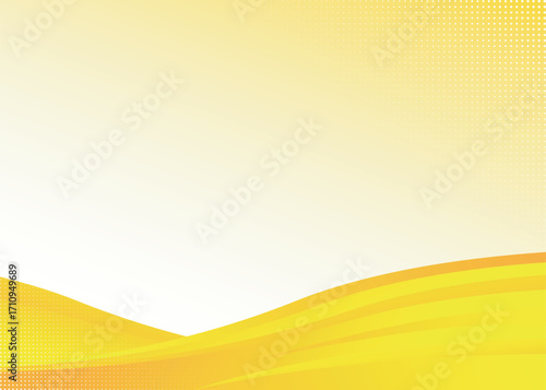 Vector yellow background abstract with gradient shape and texture backdrop wallpaper for flyer banner
