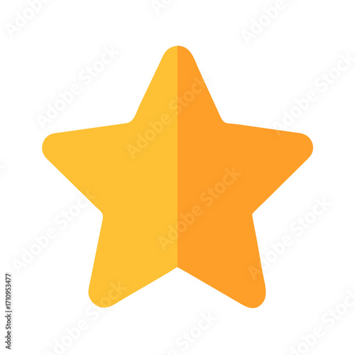 Download high quality golden star vector illustration graphic design element for free use online and print