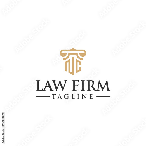 NC law logo design inspiration