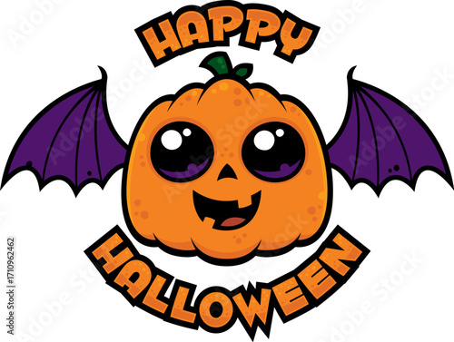 Happy Halloween Kawaii Pumpkin Spooky Cuteness