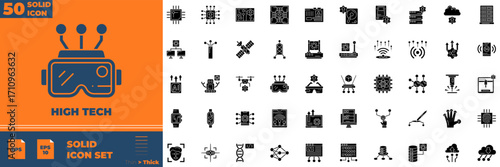High Tech Solid Icon