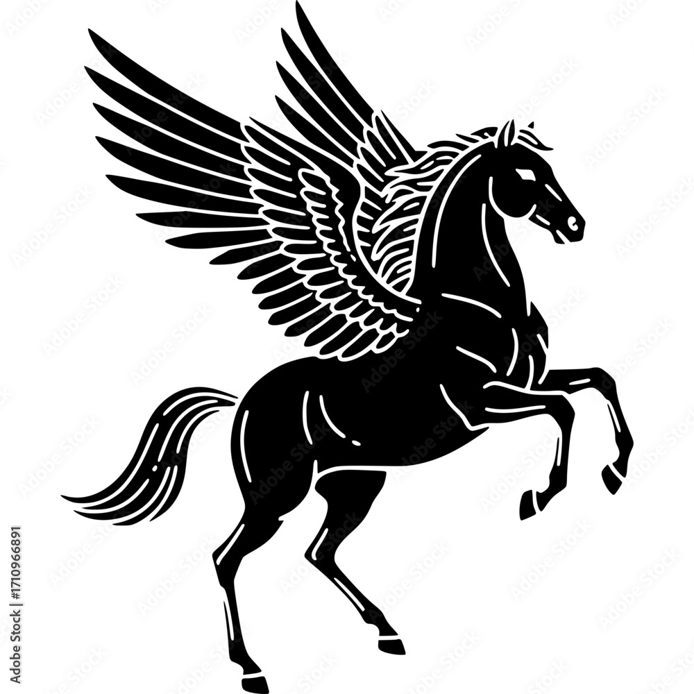Fototapeta premium Pegasus Icon