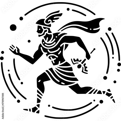 Mercury God Icon