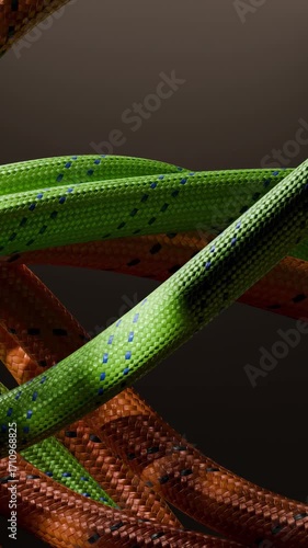 Dynamic Ropes 3D spinning animation