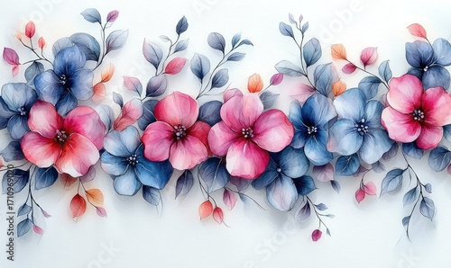 Delicate floral arrangement in soft pastel colors