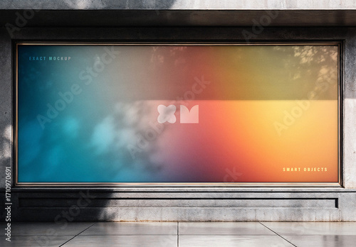 Storefront Window Billboard Mockup