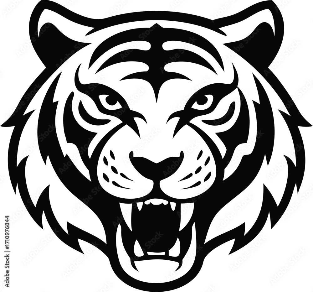 Obraz premium Tiger Head Vector
