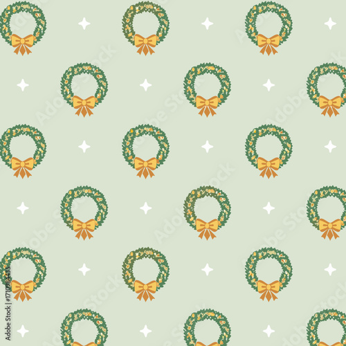 Christmas Wreath Pattern