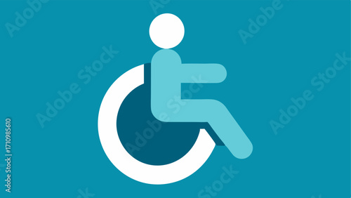 Accessible Restroom Sign Create a closeup of an accessible restroom sign highlighting the symbol for accessibility and featuring a clean and spacious restroom layout.