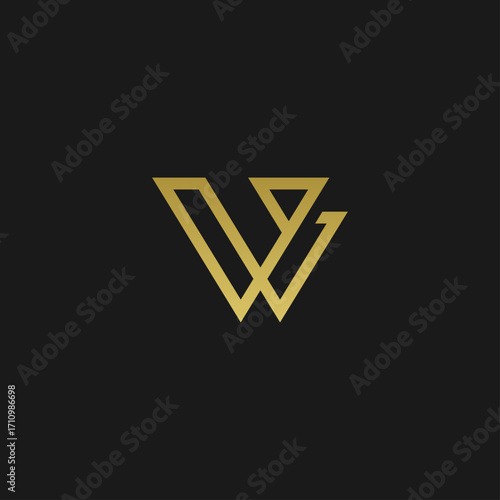 Letter W logo icon design template elements - vector sign