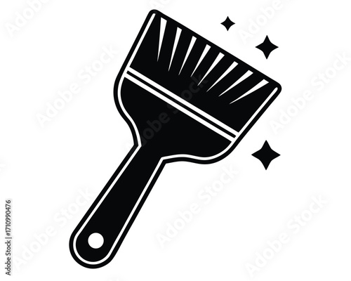 brush vector icon