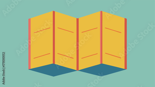 Foldable Tactile Ballots A depiction of a tactile ballot that can be easily unfolded and equipped with raised edges for guidance highlighting the simple design for tactile reading.