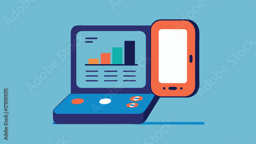 Compact Design with Foldable Screen A palmsized diagnostic tool that unfolds to reveal a larger screen showing detailed health analytics depicted in the act of being unfolded.