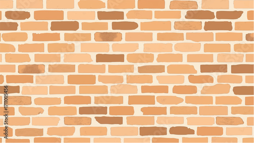 Brick wall background. Seamless brick wall. Brick wall pattern texture. 
