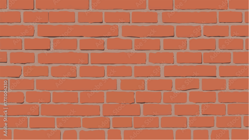 Obraz premium Brick wall background. Seamless brick wall. Brick wall pattern texture.