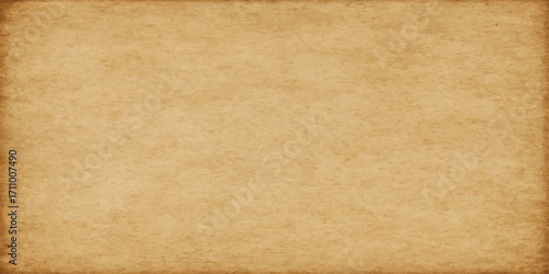 Aged and stained vintage parchment paper with a rough, textured brown surface, perfect for a retro background or blank page