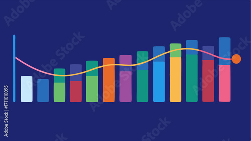 Area Chart An area chart showing cumulative changes in epigenetic markers over time with overlapping colored areas to indicate interactions between different markers.