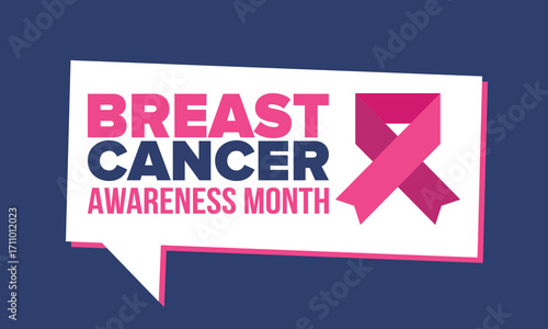 Breast Cancer Awareness Month. Pink october. Pink ribbon. Woman healthcare. Celebrate annual. Medic concept. Girl solidarity. Cancer prevention. Female disease. Poster, banner and background. Vector