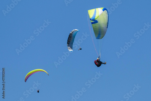 Paragliding in the Alps