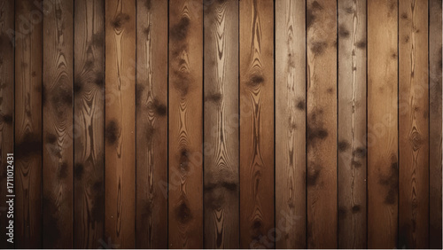 Wood planks texture. Wood background. Wood texture. Old brown aged wood background. Texture of old boards, wall paneling.	