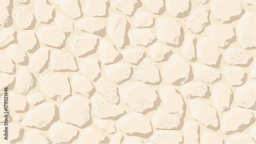 Stone wall background. Stone wall pattern for home exterior design texture backdrop. Vector illustration.	