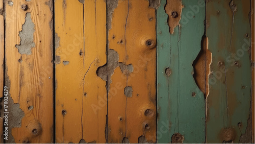 Old wooden planks background. Old wood surface. Wooden background with natural pattern.