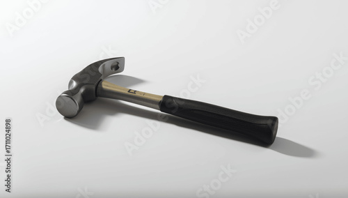 Claw Hammer in Black and White with Dramatic Lighting