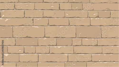 Stone wall background. Stone wall pattern for home exterior design texture backdrop. Vector illustration.	