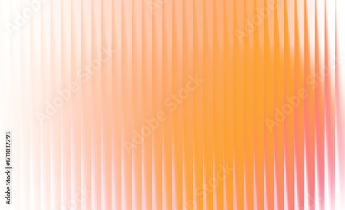 Abstract textured background with vertical wavy lines and a bright gradient of soft orange and pink hues fading into white, creating a gentle and airy feel