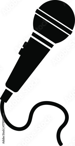 Microphones icon editable vector illustration