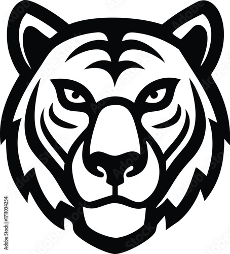 Tiger face vector
