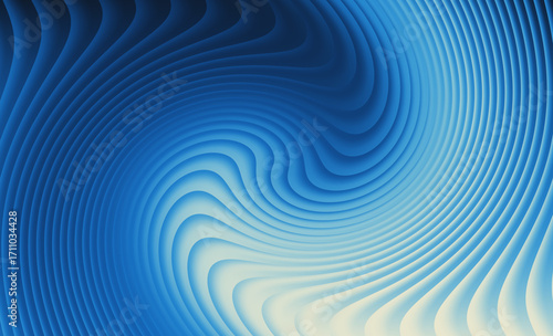 Vibrant blue and white abstract swirling textured background with a hypnotic spiral pattern and a sense of depth and movement