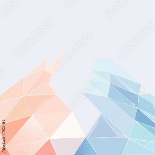 Geometrische Low-Poly-Flächen